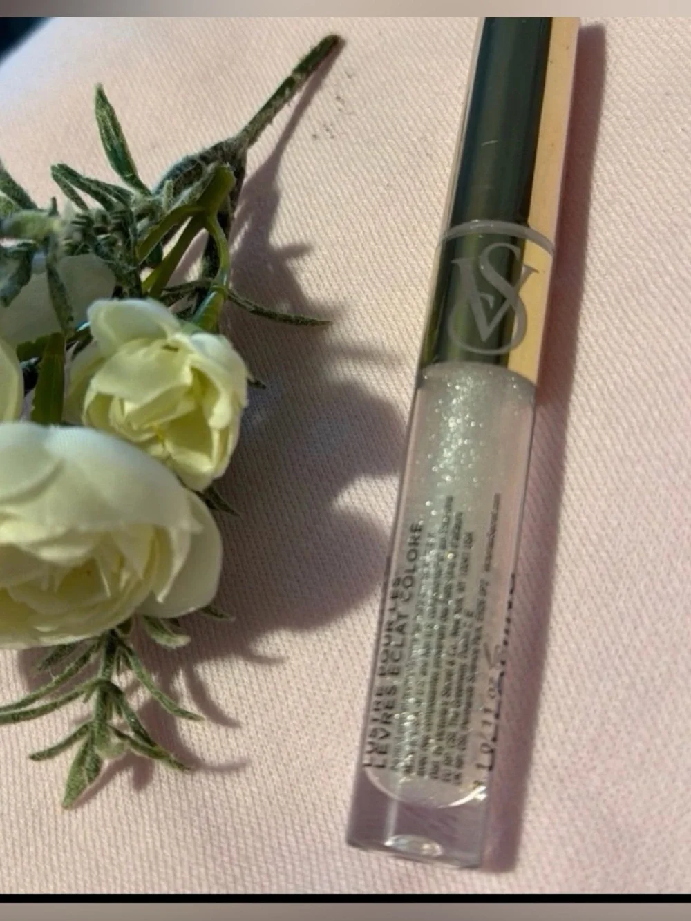 Victoria's Secret Gleaming Color Shine Lip Gloss — Sparkling White Shimmer